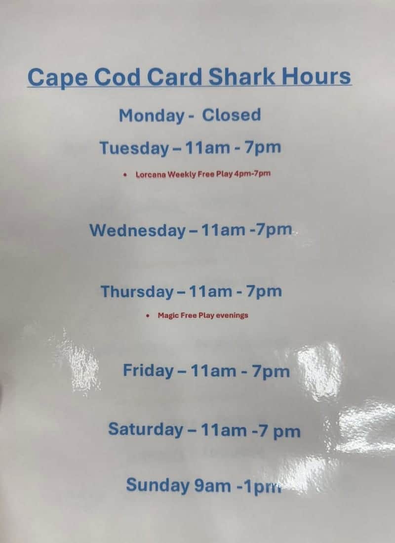 Cape Cod Card Shark