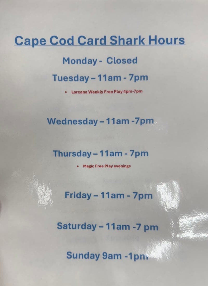 Cape Cod Card Shark