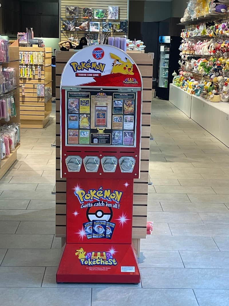 Pokemon card vending machine located inside iFun store